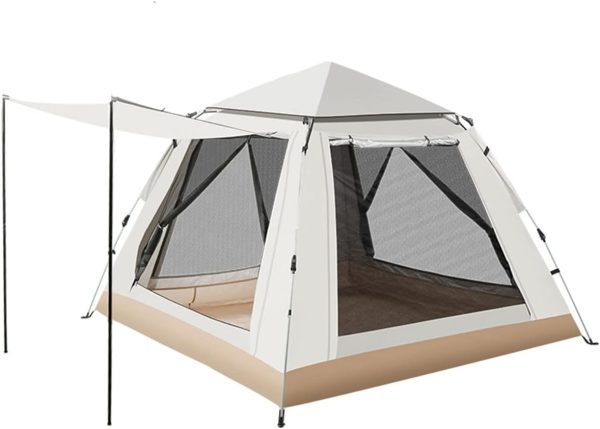 Automatic Camping Outdoor Pop-up Tent for Waterproof Quick-Opening Tents 4 Person Canopy with Carrying Bag Easy to Set | Inflatable Tents for Camping