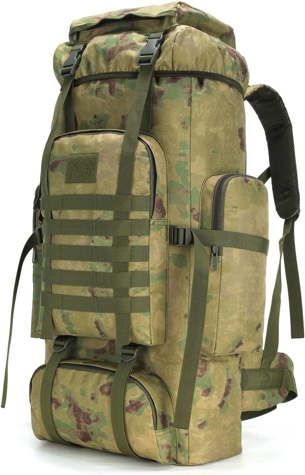Hiking Backpack for Men 70L/100L Camping Backpack Military Rucksack  3 Days Assault Pack for Climbing
